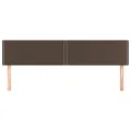 Têtes de lit 2 pcs Marron 90x5x78/88 cm Similicuir