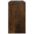 Bureau avec tiroir et armoire Chêne fumé 100x40x73 cm