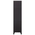 Armoire à casiers Anthracite et blanc 90x40x180 cm Acier