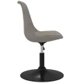 Chaises à dîner pivotantes 4 pcs Gris clair Velours
