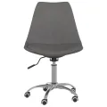 Chaises pivotantes à manger lot de 2 Gris foncé Tissu