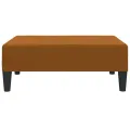 Repose-pied Marron 78x56x32 cm Velours