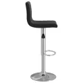 Tabourets de bar lot de 2 noir velours