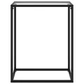 Table console Transparent 60x35x75 cm Verre trempé
