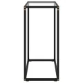 Table console Transparent 60x35x75 cm Verre trempé