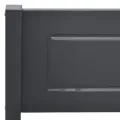 Cadre de lit Bois de pin massif Gris 100x200 cm