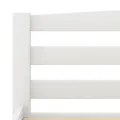 Cadre de lit Blanc Bois de pin massif 200x200 cm