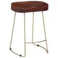 Tabourets de bar Gavin lot de 2 bois de manguier massif