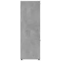 Bibliothèque Gris béton 90x30x90 cm Aggloméré