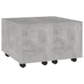 Table basse Gris béton 60x60x38 cm Aggloméré
