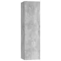 Ensemble de meuble TV 7 pcs Gris béton Aggloméré