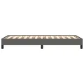 Cadre de lit Gris 90x200 cm Similicuir
