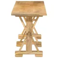 Banc 160x35x45 cm bois massif de manguier