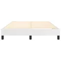 cadre de lit Blanc 140x190 cm Similicuir