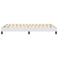 cadre de lit Blanc 140x190 cm Similicuir