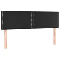 cadre de lit avec matelas Noir 140x190 cm Similicuir