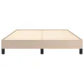 Cadre de lit Cappuccino 140x190 cm Similicuir