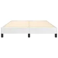 Cadre de lit Blanc 140x190 cm Similicuir