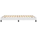 Cadre de lit Blanc 140x190 cm Similicuir