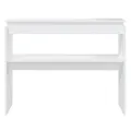 Table console Blanc 102x30x80 cm Aggloméré