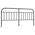 Tête de lit métal noir 200 cm