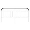 Tête de lit métal noir 200 cm