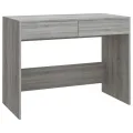 Bureau Sonoma gris 101x50x76,5 cm Aggloméré