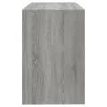 Bureau Sonoma gris 101x50x76,5 cm Aggloméré