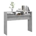 Table console Gris béton 105x30x80 cm Aggloméré