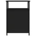 Tables de chevet 2 pcs noir 40x42x60 cm bois d'ingénierie