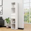 Bibliothèque Blanc 36x30x171 cm Aggloméré