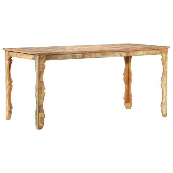 Table de salle à manger 160x80x76cm Bois de récupération massif