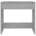 Bureau Sonoma gris 80x40x75 cm Bois d'ingénierie
