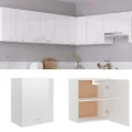Armoire suspendue Blanc brillant 50x31x60 cm Aggloméré