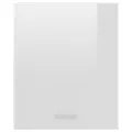 Armoire suspendue Blanc brillant 50x31x60 cm Aggloméré