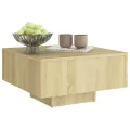 Table basse Chêne sonoma 60x60x31,5 cm Aggloméré