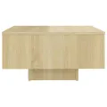 Table basse Chêne sonoma 60x60x31,5 cm Aggloméré