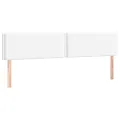 cadre de lit avec matelas Blanc 180x200cm Similicuir