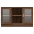 Armoire à vitrine Chêne marron 120x30,5x70 cm Bois d'ingénierie