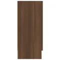 Armoire à vitrine Chêne marron 120x30,5x70 cm Bois d'ingénierie