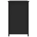 Table de chevet noir 40x36x60 cm bois d’ingénierie