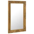 Miroir mural style baroque 50x80 cm Doré