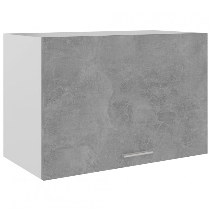 Armoire suspendue Gris béton 60x31x40 cm Aggloméré