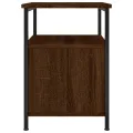 Tables de chevet 2pcs chêne marron 34x35,5x50cm bois ingénierie