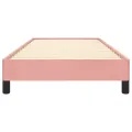 Cadre de lit Rose 90x200 cm Velours