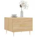 Tables basses 2 pcs chêne sonoma 50x50x40 cm bois d'ingénierie