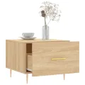 Tables basses 2 pcs chêne sonoma 50x50x40 cm bois d'ingénierie