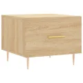 Tables basses 2 pcs chêne sonoma 50x50x40 cm bois d'ingénierie