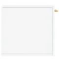 Armoire murale blanc 80x36,5x35 cm bois d'ingénierie