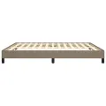 Cadre de lit Taupe 180x200 cm Tissu